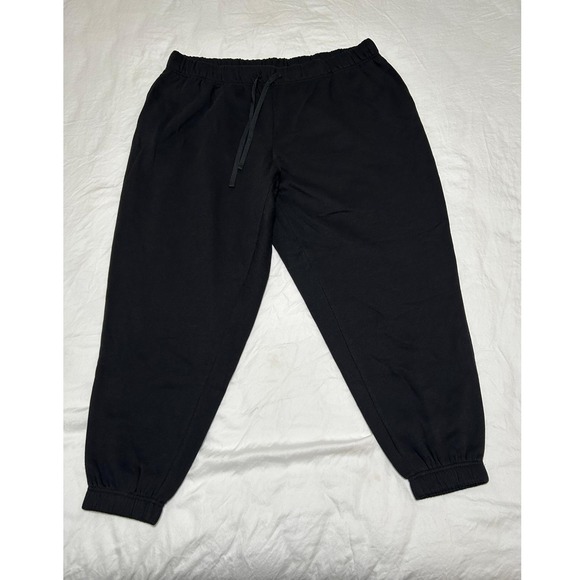 Ideology Pants - Ideology Womens Black Sweatpants Joggers Drawstring Waist Elastic Cuffs Sz 3X